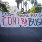 Manifestations anti-Bush lors de la visite de Bush au Bresil