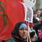 Betoging tegen het Israëlische geweld in Gaza in Antwerpen