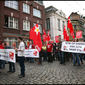 1 Mei optocht Gent, met officiële PVDA delegatie...