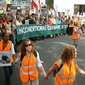 [Fotoreportage] Tienduizenden Britse betogers tegen oorlog in Libanon