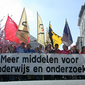 Gentse studenten met duizenden op straat tegen Vandenbroucke
