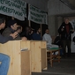 Studentenprotest op ULB en VUB voor de sans-papiers