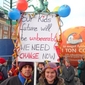 Honderdduizend klimaatbetogers eisen rechtvaardig akkoord