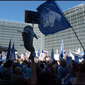 Brussel: Betoging tegen zeehondenjacht
