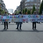 [Fotoreportage] Betoging: "Denk ook in stemhokje aan mensen zonder papieren"