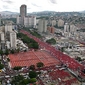 Massale mobilisatie in Caracas: Chavez - deel 1