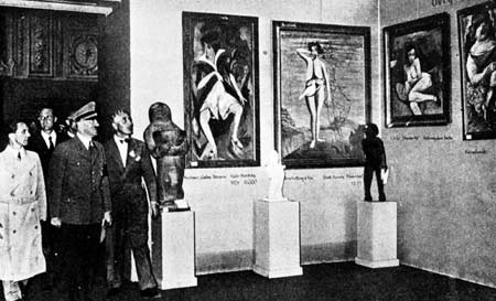 Click to begin slideshow 10-Entartete-Kunst-1937-Opening-door-Hitler.jpg