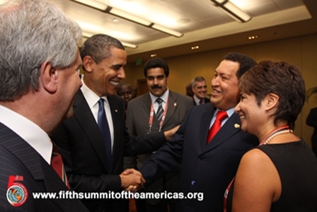 Click to begin slideshow obamaenchavez.jpg